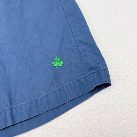 Vineyard Vines Breaker Shorts Mens Size 32 Blue Irish Clover St Pattys Preppy - Picture 4 of 9